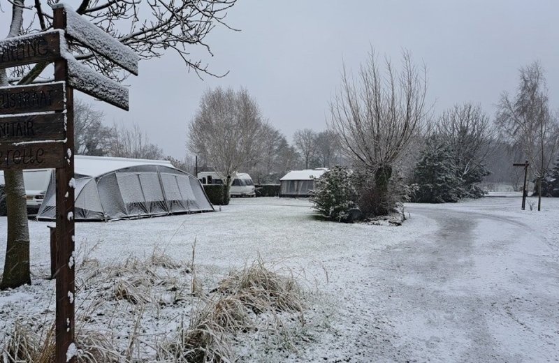 Wintercamping in holland